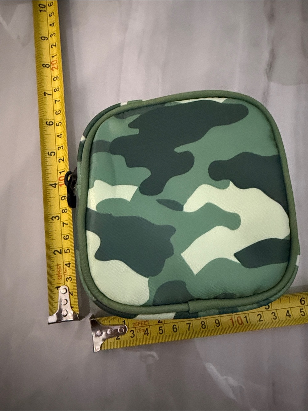 Stoney Clover Lane Camouflage Green Mini Travel Pouch